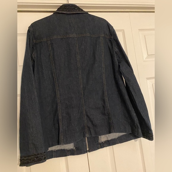 Jones New York jean jacket sz 2X - Picture 4 of 5